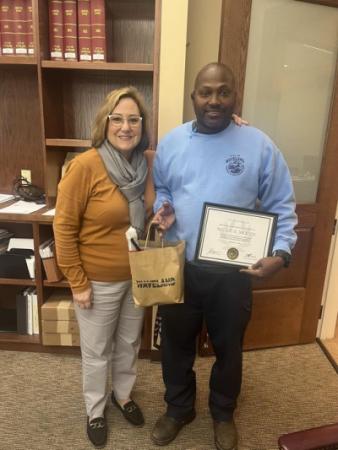 Willie Moody Employee of the Month January 2023
